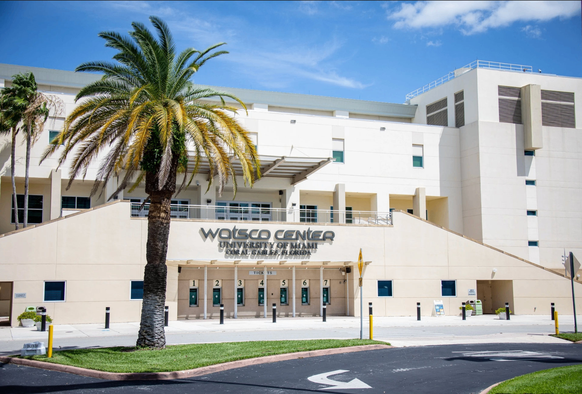 Watsco Center exterior at the University of Miami